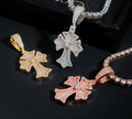 💎 Premium Iced Cross Pendant