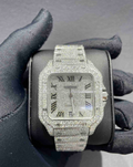 Men's CARTIER VVS Moissanite Watch